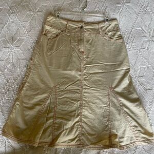 Oilily Tan A-Line Skirt